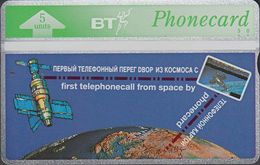 UK Bto 056 First Telephone Call From Space - 328D - Mint - BT Buitenlandse Uitgaven