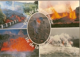 Reunion & Circulated, Piton De La Fournaise, Volcan, St. Denis Messagerie Chaniers 1992 (2513) - Réunion