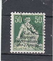 Suisse - N° YT 39a - Obl. - BIT - Papier Gaufré - Dienstzegels