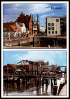 ÄLTERE POSTKARTE HUSUM HAFEN P. PETERS NACHF. Harbour Port Ansichtskarte Postcard Cpa AK - Husum
