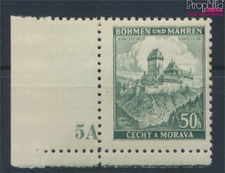 Böhmen Und Mähren 26 Mit Plattennummer Postfrisch 1939 Burg Karlstein (9310338 - Nuevos