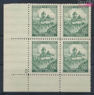 Böhmen Und Mähren 26 Mit Plattennummer Postfrisch 1939 Burg Karlstein (9310349 - Nuevos