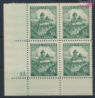 Böhmen Und Mähren 26 Mit Plattennummer Postfrisch 1939 Burg Karlstein (9310351 - Nuevos