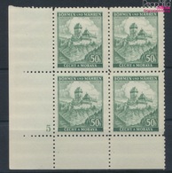 Böhmen Und Mähren 26 Mit Plattennummer Postfrisch 1939 Burg Karlstein (9310353 - Nuevos