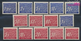 Böhmen Und Mähren P1-P14 (kompl.Ausg.) Postfrisch 1939 Portomarken (9310384 - Neufs