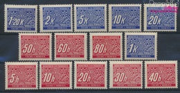 Böhmen Und Mähren P1-P14 (kompl.Ausg.) Postfrisch 1939 Portomarken (9310391 - Neufs