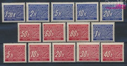 Böhmen Und Mähren P1-P14 (kompl.Ausg.) Postfrisch 1939 Portomarken (9310392 - Neufs