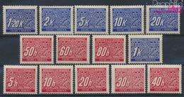 Böhmen Und Mähren P1-P14 (kompl.Ausg.) Postfrisch 1939 Portomarken (9310393 - Ungebraucht