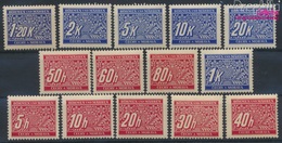 Böhmen Und Mähren P1-P14 (kompl.Ausg.) Postfrisch 1939 Portomarken (9310398 - Neufs