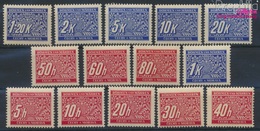Böhmen Und Mähren P1-P14 (kompl.Ausg.) Postfrisch 1939 Portomarken (9310400 - Ungebraucht