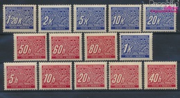 Böhmen Und Mähren P1-P14 (kompl.Ausg.) Postfrisch 1939 Portomarken (9310403 - Neufs