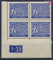 Böhmen Und Mähren P9 Mit Plattennummer Postfrisch 1939 Portomarke (9310264 - Neufs