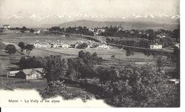 NEUCHATEL MARIN LE VULLY ET LES ALPES - P. Matile - Pas Circulé NEUVE - Marin