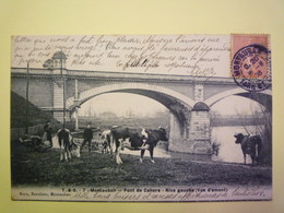 GP 2019 - 1081  MONTAUBAN  (Tarn-et-Garonne)  :  Pont De Cahors  -  Rive Gauche (vue D'amont)  1906    XXXX - Montauban