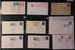 GOLF GROUP OF ENVELOPES & POSTCARDS Featuring Various British Slogan & Special Cancels For Tournaments Held At Various G - Unclassified