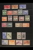 1937-1951 COMPLETE FINE MINT COLLECTION On A Stock Page, All Different, Complete SG 95/119, Inc 1938-51 Pictorials Set,  - Altri & Non Classificati