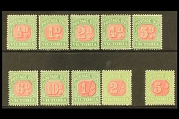 VICTORIA POSTAGE DUES 1895-96 Set Complete, SG D11/20, Very Fine Mint (10 Stamps) For More Images, Please Visit Http://w - Autres & Non Classés