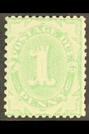 POSTAGE DUES 1907 1d Dull Green, Wmk Crown Over Double Lined A, Perf 11½ X 11, Wmk Inverted, SG D54w, Fine Mint. For Mor - Otros & Sin Clasificación