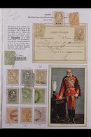 TELEGRAPH STAMPS & ITEMS, EXHIBITION COLLECTION Beautifully Displayed On 8 Exhibition- Style Pages (+ 2 Stock Pages) Dis - Andere & Zonder Classificatie