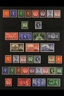 1952-66 COMPLETE MINT COLLECTION Presented On Stock Pages, A Complete Run From The 1952 Tudor Crown Wmk Set To The 1966  - Bahreïn (...-1965)
