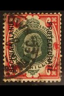 1904 1s Green And Carmine, Ed VII, SG 71, Fine Used. For More Images, Please Visit Http://www.sandafayre.com/itemdetails - Other & Unclassified