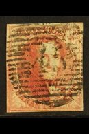 1849 40c Carmine IMPERF, SG 5 (Michel 5A), Fine Lightly Used With 4 Small To Large Margins, Fresh Original Colour & Cent - Otros & Sin Clasificación