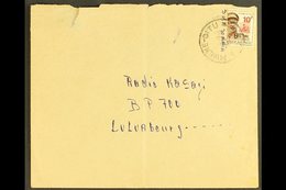 CONGO 1967 (6 Jun) Turned And Reused Env Without Backflap, Sent From Mwene-Ditu To Radio Kasai At Luluabourg Bearing A B - Andere & Zonder Classificatie