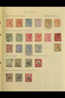 1865-1952 CLEAN COLLECTION On Album Pages, Mint And Used (mostly Used). With Nice QV Range To 1s, Useful "Ship" Ranges A - Bermudes
