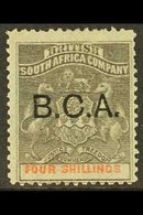 1891-95 4s Grey Black & Vermilion, "B.C.A." Opt'd Arms, SG 11, Fine Mint For More Images, Please Visit Http://www.sandaf - Nyassaland (1907-1953)