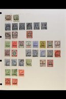 1885-1935 COLLECTION. A Most Useful Mint & Used Collection Presented On A Pair Of Album Pages. Includes Turkish Currency - Levante Británica