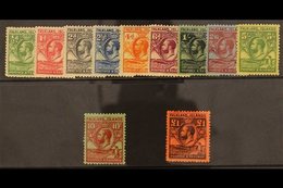 1929 Whale And Penguin Set Complete, SG 116/126, Very Fine Mint. (11 Stamps) For More Images, Please Visit Http://www.sa - Falklandeilanden