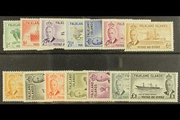 1952 KGVI Pictorial Set, SG 172/85, Fine Mint (14 Stamps) For More Images, Please Visit Http://www.sandafayre.com/itemde - Falklandinseln