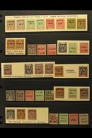 CHINESE OFFICES 1903-6 Issues From Canton, Packhoi & Tchongking With Various Overprint Varieties Such As Inverts, Double - Otros & Sin Clasificación