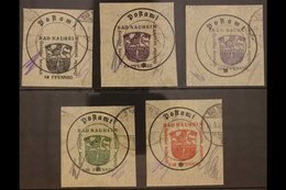 BAD NAUHEIM 1946 Local Stamps Complete Basic Set, Michel 4/8, Fine Used Cancelled To Order, Fresh & Scarce. (5 Stamps) F - Other & Unclassified