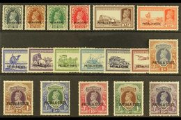 PATIALA 1937-38 King George VI Set Complete, SG 80/97, Never Hinged Mint (curiously The 3p & ½p Low Values Hinged) 18 St - Other & Unclassified