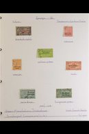 TRAVANCORE-COCHIN 1949-51 FINE USED COLLECTION Includes 1949 Surcharges Perf 12½ & Perf 11 Sets, Also See 1a On 2ch & 3a - Otros & Sin Clasificación