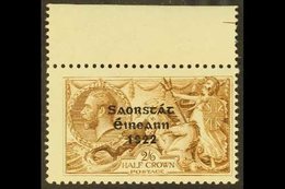 1922-23 Overprinted Bradbury Wilkinson 2s6d "Seahorses" With Major Re-entry (R. 1/2), SG 64a, Showing Clear Doubling Of  - Sonstige & Ohne Zuordnung