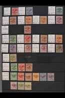 1922-69 FINE MINT / NEVER HINGED MINT COLLECTION Presented On Stock Pages, We See 1922-3 Various GB Ovpts To 1s Values,  - Other & Unclassified