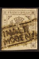 MODENA 1859 15c Brown (Sassone 13, SG 19), Used With Slightly Smudged Boxed "Finale Di Modena" Postmark, Four Large Marg - Zonder Classificatie