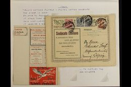 BUSTA LETTERA POSTALE 1921-3 Nice Group Of Advertising Letter Cards With "B.L.P." Ovptd Stamps Affixed, We See 10c Unuse - Ohne Zuordnung