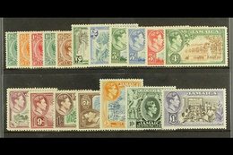 1938-52 Definitives Complete Set, SG 121/33a, Fine Mint (18 Stamps) For More Images, Please Visit Http://www.sandafayre. - Jamaica (...-1961)