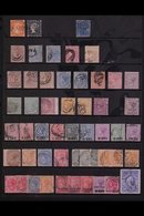 1859-1899 QV USED COLLECTION WITH MUCH POSTMARK INTEREST. A Delightful Collection Presented On Stock Pages With Most Iss - Mauricio (...-1967)