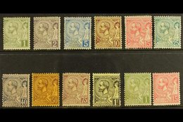 1891-94 Albert I Values To 1fr Plus Additional 1c & 15c Shades, Yv 11/20, Average Mint. Cat 1100+ Euros (£770 ). (12 Sta - Otros & Sin Clasificación