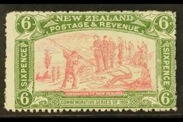 1906 6d Pink And Olive-green Christchurch Exhibition, SG 373, Fine Mint. For More Images, Please Visit Http://www.sandaf - Autres & Non Classés