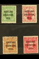 1913 Auckland Exhibition Set Complete, SG 412/5, Very Fine Mint. (4 Stamps) For More Images, Please Visit Http://www.san - Other & Unclassified