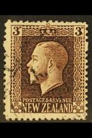 1915-30 3d Chocolate, Perf 14 X 13½, No Watermark, SG 433a, Very Fine Used. For More Images, Please Visit Http://www.san - Other & Unclassified