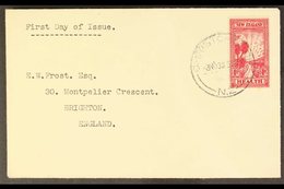 1933 1d+1d Carmine Health Stamp (SG 553) On First Day Cover, Scarce. For More Images, Please Visit Http://www.sandafayre - Other & Unclassified