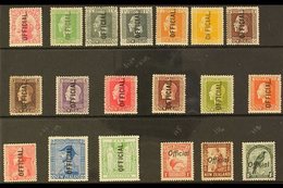 OFFICIALS 1915-1936 VERY FINE MINT KGV COLLECTION Presented On A Stock Card. Includes The 1915-24 Set Of 6 (SG O88/93),  - Altri & Non Classificati