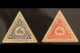 PIGEON POST 1899 6d & 1s Triangular Set, CP VP7/8, Mint With Poor Gum / Minor Fault. Fabulous Bird Stamps (2)  For More  - Altri & Non Classificati