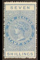 POSTAL FISCAL 1906. 7s Pale Blue, P14, SG F83, Fine Mint For More Images, Please Visit Http://www.sandafayre.com/itemdet - Other & Unclassified